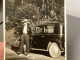 PHOTO SNAPSHOT 1920 Cannes Homme Bien Habillé, Chapeau Au Bord De La Route Voiture Renault Citroën, Citroën, Traction - Cars