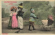 Bergeret * Série De 3 CPA * Les Petits Troubades * Enfants Landeau Poussette Pram Kinderwagen Poupée Doll Jeu Jouet - Bergeret