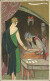 CHIOSTRI SIGNED 1920s POSTCARD - WOMAN &  FORTUNE TELLER / CHIROMANTE - EDIT BALLERINI & FRATINI 243 (5610) - Chiostri, Carlo