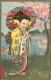 CHIOSTRI SIGNED 1920s POSTCARD - YOUNG GEISHA  - EDIT BALLERINI & FRATINI 184 (5615) - Chiostri, Carlo