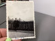 Photo Snapshot 1946 Pau Femme Sur Une Terrasse, Grande Terrasse, Habillée En Noir, Arbre Derrière Elle - Personnes Anonymes