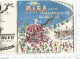 FF / SUPERBE LIVRET Ancien 1954 HOTEL RUHL CARNAVAL De NICE 1954  Nombreux Dessins Des Chars / Pompier - Programas