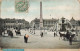 FRANCE - Paris - Vue Sur La Place De La Concorde - Animé - Colorisé - Vue Générale - Carte Postale Ancienne - Plazas