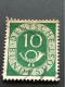 Briefmarke Deutschland 10 Pfennig 1951 Michel 128 Gestempelt - Gebraucht