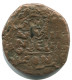 JESUS CHRIST ANONYMOUS FOLLIS Antiguo BYZANTINE Moneda 11.2g/30mm #AB295.9.E.A - Bizantine