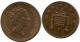PENNY 1990 UK GROßBRITANNIEN GREAT BRITAIN Münze #AN533.D.A - 1 Penny & 1 New Penny