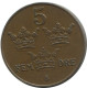 5 ORE 1920 SUECIA SWEDEN Moneda #AC464.2.E.A - Suecia