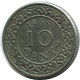 10 CENTS 1966 SURINAME Moneda #AR204.E.A - Surinam 1975 - ...