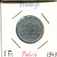 1 FRANC 1943 FRANKREICH FRANCE Französisch Münze #AM283.D.A - 1 Franc