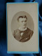 Photo CDV Hermann à Paris  Portrait Jeune Homme  Noeud Papillon  1878 - L678 - Old (before 1900)