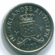 10 CENTS 1971 ANTILLES NÉERLANDAISES Nickel Colonial Pièce #S13439.F.A - Nederlandse Antillen