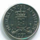 25 CENTS 1971 NIEDERLÄNDISCHE ANTILLEN Nickel Koloniale Münze #S11479.D.A - Nederlandse Antillen