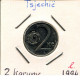 2 KORUN 1994 TSCHECHIEN CZECH REPUBLIC Münze #AP751.2.D.A - Tsjechië