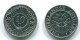 10 CENTS 1990 NIEDERLÄNDISCHE ANTILLEN Nickel Koloniale Münze #S11351.D.A - Nederlandse Antillen