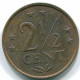 2 1/2 CENT 1976 ANTILLAS NEERLANDESAS Bronze Colonial Moneda #S10530.E.A - Nederlandse Antillen