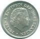 1/10 GULDEN 1970 NIEDERLÄNDISCHE ANTILLEN SILBER Koloniale Münze #NL13008.3.D.A - Antille Olandesi