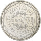 France, 10 Euro, Bretagne, 2010, Paris, Argent, SPL, KM:1648 - Francia