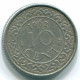10 CENTS 1962 SURINAME NEERLANDÉS NETHERLANDS Nickel Colonial Moneda #S13227.E.A - Suriname 1975 - ...
