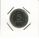 5 DRACHMES 1996 GRECIA GREECE Moneda #AK402.E.A - Grèce