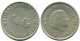 1/4 GULDEN 1965 NIEDERLÄNDISCHE ANTILLEN SILBER Koloniale Münze #NL11422.4.D.A - Antillas Neerlandesas