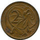 2 CENTS 1971 AUSTRALIA Moneda #AR908.E.A - 2 Cents