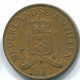 2 1/2 CENT 1973 ANTILLAS NEERLANDESAS Bronze Colonial Moneda #S10508.E.A - Antilles Néerlandaises