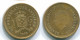 1 GULDEN 1992 NETHERLANDS ANTILLES Aureate Steel Colonial Coin #S12149.U.A - Antilles Néerlandaises