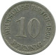 10 PFENNIG 1899 A GERMANY Coin #AE522.U.A - 10 Pfennig