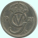 50 ORE 1921 SWEDEN Coin #AC692.2.U.A - Sweden