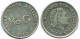 1/10 GULDEN 1960 ANTILLAS NEERLANDESAS PLATA Colonial Moneda #NL12303.3.E.A - Antillas Neerlandesas