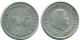 1/4 GULDEN 1960 NIEDERLÄNDISCHE ANTILLEN SILBER Koloniale Münze #NL11054.4.D.A - Antille Olandesi