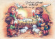 CRISTO SANTO Gesù Bambino Natale Vintage Cartolina CPSM #PBB954.A - Jésus