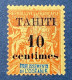 Tahiti YT N° 32 Neuf* Signé RP - Unused Stamps