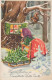 Buon Anno Natale BAMBINO Vintage Cartolina CPSMPF #PKD617.A - Nouvel An