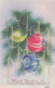 Neujahr Weihnachten Vintage Ansichtskarte Postkarte CPSMPF #PKD484.A - Nouvel An