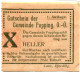 10 HELLER Stadt PUPPING Oberösterreich Österreich Notgeld Papiergeld Banknote #PL639 - Lokale Ausgaben