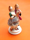 Figurine Couple Galant  Marquis / Marquise  Porcelaine Polychrome - Other & Unclassified