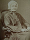 Photo CDV Liebert à Paris  Femme âgée Assise Coiffe Nouée  CA 1880 - L678 - Old (before 1900)