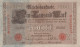 1000 MARK 1910 DEUTSCHLAND Papiergeld Banknote #PL363 - [11] Local Banknote Issues