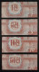 North Korea Nordkorea - 1988 (1995) - 1 / 5 / 10 / 50 Chon - Purple Colour - UNC - Corée Du Nord