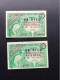 2 BEAUX BILLETS 1 KILO ACIER SPECIAL 1946. LES NUMEROS SE SUIVENT - Notgeld