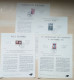 8 NOTICES POSTES ET TELECOMMUCATIONS TIMBRES PREMIER JOUR 1968 N° 3, 16, 28, 29, 29, 31, 33, 34, - Documenten Van De Post