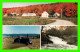 SAINT ALBAN, CTÉ PORTNEUF, QUÉBEC - 3 MULTIVUES - PAYSAGE D'AUTOMNE - TRACTEUR, LES CHUTES LA NOIRE -  LE RÉVEIL - - Otros & Sin Clasificación