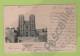 80 SOMME - CP VILLERS BRETONNEUX - EGLISE SAINT JEAN - SANS NOM D'EDITEUR - CIRCULEE EN 1902 - Villers Bretonneux