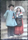 ► Couple Du Limousin En Costume Coiffe Cpsm 1957 - Trachten