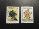 Monako Mi.1345/1346 ** Blumen - Unused Stamps