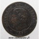 GADOURY 103 - 2 CENTIMES 1854 W - Lille - TYPE NAPOLEON III - KM 776 - TB/TTB - 2 Centimes