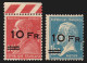 Poste Aérienne N°3/4, "ILE DE FRANCE" 1928, Surcharges FAUSSES - Neufs **/* - 1927-1959 Nuevos