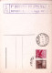 1947-MONTICHIARI I^ Mostra Filatelica Timbro Gomma Viola Su Cartolina Annullata  - Exhibitions