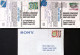 1990 CAMPIONATI CALCIO Lire 650 I Sei Valori (1902/7) Isolati Su 6 Cartoline - 1981-90: Storia Postale